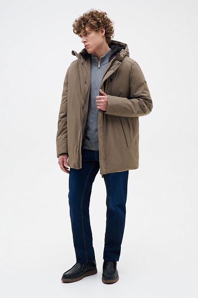 Куртка утепленная с несъемным капюшоном - G081SZ0KS0ANTON-R Куртка муж. (VR027, 54)