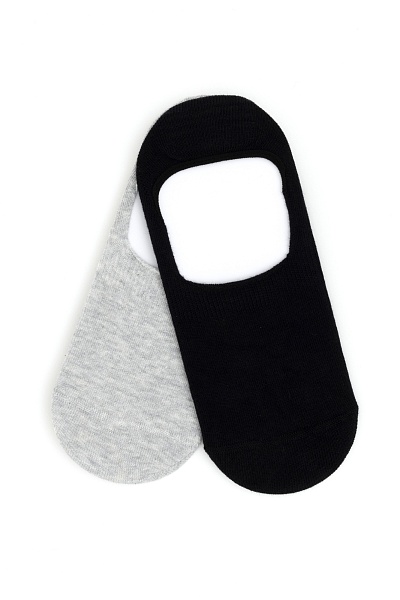 Подследники хлопковые, 2 пары - A082SZ013P03NOPEIY24 Носки жен. (VR046)