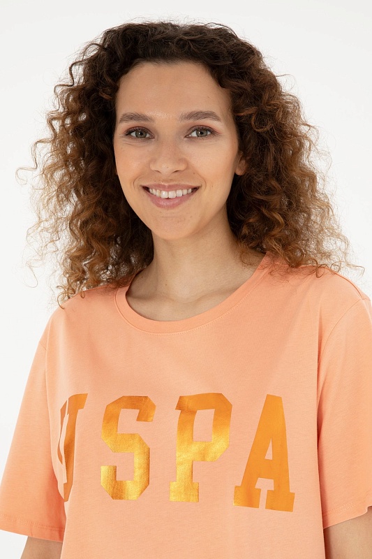 Футболка из хлопка с принтом свободная - G082SZ0110SEANIY24 Футболка жен. (VR047, M)