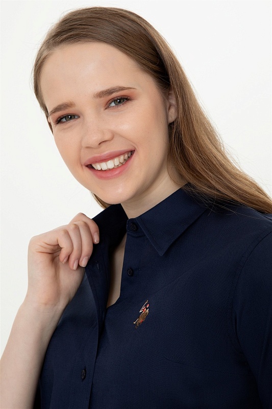 Рубашка из хлопка приталенная - G082SZ0040CRISCOLOR22Y Сорочка жен. (VR033, 36)