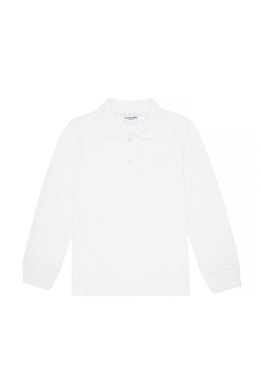 Поло с длинным рукавом из хлопка для мальчиков - G083SZ0820TP01KIDSSK024 Толстовка муж. детс. (VR013, 4_5)