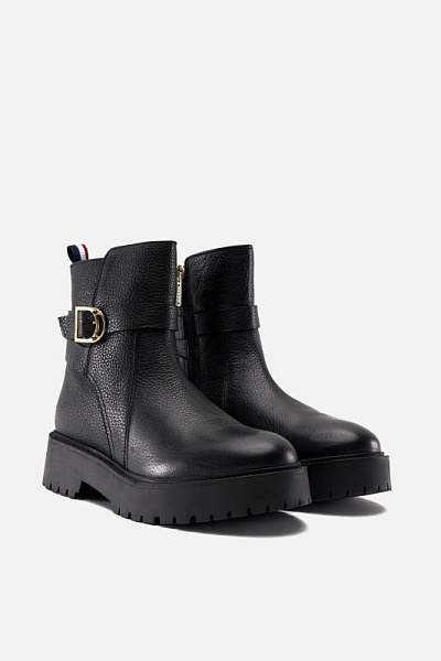 Ботинки кожаные на молнии - S082SZ0330K23UYSAR Обувь жен. (VR046, 37)
