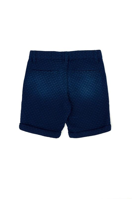 Шорты джинсовые с рельефным узором для мальчиков - G083SZ0DB0SANTKIDS-M Бермуда муж. детс. (DN0022, 9_10)