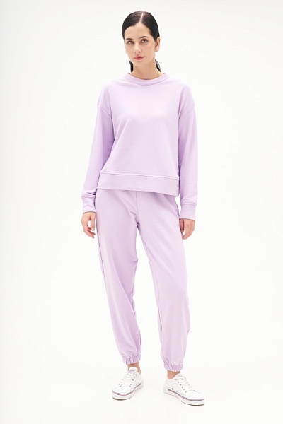 Спортивные брюки на манжетах - G082SZ0OP0R-FEROT Брюки спорт. жен. (VR034, XL)