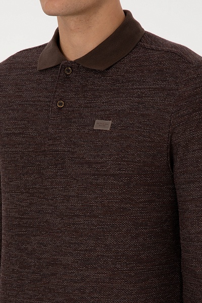 Поло с длинным рукавом с хлопком - G081SZ0820LISEYSK025 Толстовка муж. (VR029, 2XL)