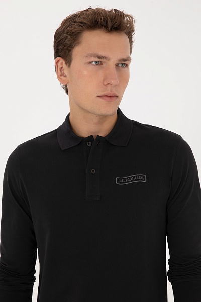 Поло с длинным рукавом из хлопка - G081SZ0820E_ENDOS Толстовка муж. (VR046, XL)