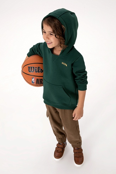 Худи на флисе для мальчиков - G083SZ0820E_NAOMIKIDS25K Толстовка муж. детс. (VR079, 6_7)