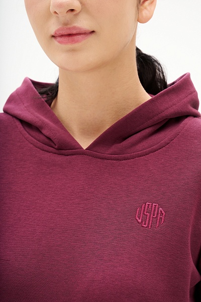 Худи с вышитым логотипом - G082SZ0820ART_FECZA_SK025 Толстовка жен. (VR177, XS)