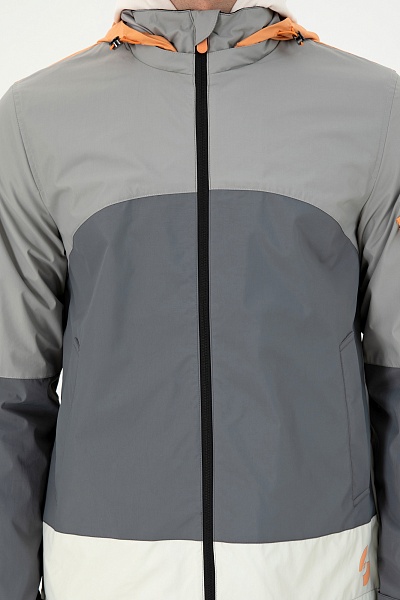 Ветровка с несъемным капюшоном - G081SZ0MS0SCAT-S Куртка муж. (VR024, 48)