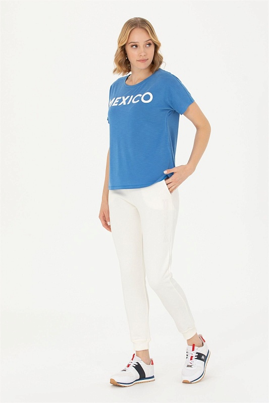Футболка из модала с принтом - G082SZ0110MEXI-S Футболка жен. (VR045, XL)