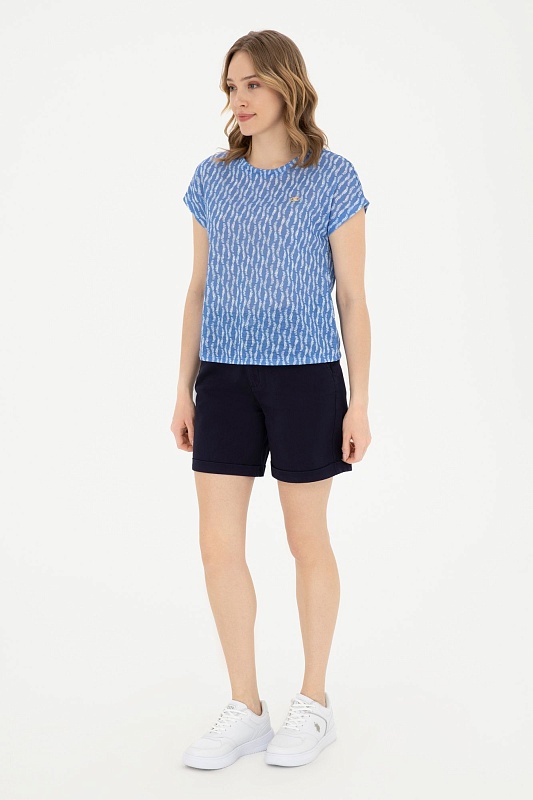 Футболка с узором - G082SZ0110PACEY Футболка жен. (VR032, 2XS)