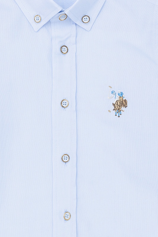 Рубашка из хлопка прямая для мальчиков - G083SZ0040CEDCOLORKIDS024K Сорочка муж. детс. (VR003, 3_4)
