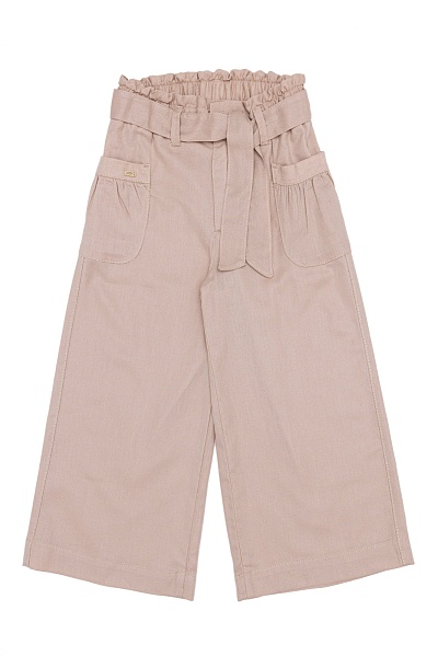 Кюлоты с добавлением льна для девочек - G084SZ0780MONITEKIDS Брюки жен. детс. (VR085, 12_13)