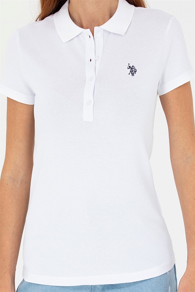 Футболка-поло из хлопка - G082GL0110GTP-IY23 Футболка жен. (VR013, XS)