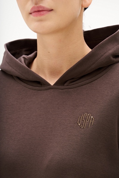 Худи с вышитым логотипом - G082SZ0820ART_FECZA_SK025 Толстовка жен. (VR084, L)