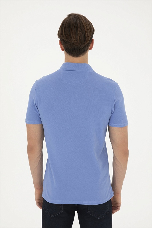 Футболка-поло из хлопка - G081SZ0110TP04IY024 Футболка муж. (VR032, M)