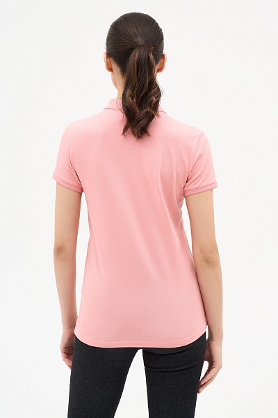 Футболка-поло из хлопка - G082SZ0110TP0123-CLR Футболка жен. (VR204, S)