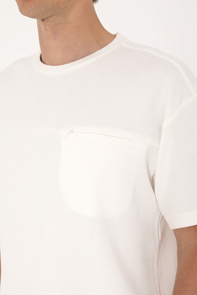 Футболка повседневная с карманом на молнии - G081SZ0110FEZHA Футболка муж. (VR071, XL)