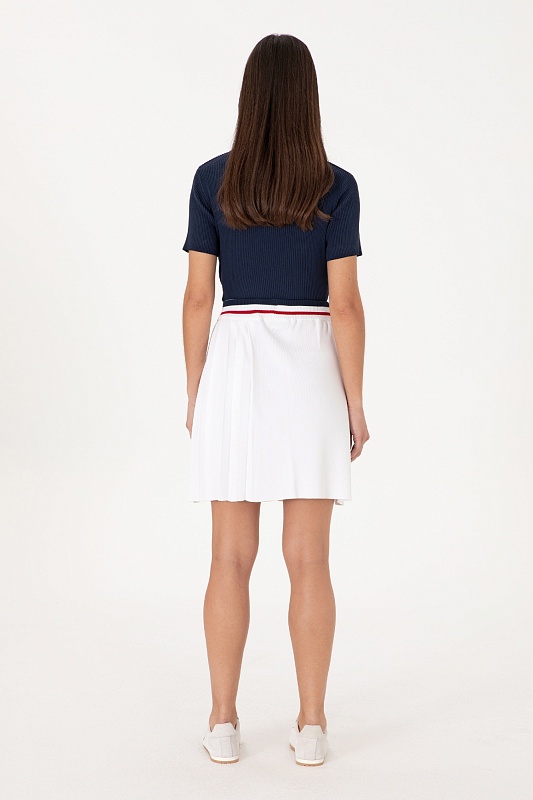 Юбка мини трикотажная в складку - G082SZ0TL0BRENDA_ETK Юбка жен. (VR013, XS)