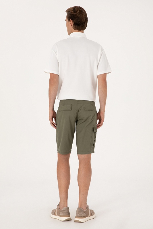 Шорты карго из хлопка - G081SZ0310CURVIS Бермуды муж. (VR111, 36)