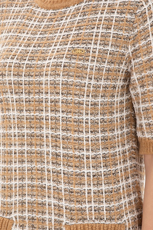Платье мини твидовое - G082SZ0TE0HAZIL Платье жен. (VR015, XS)