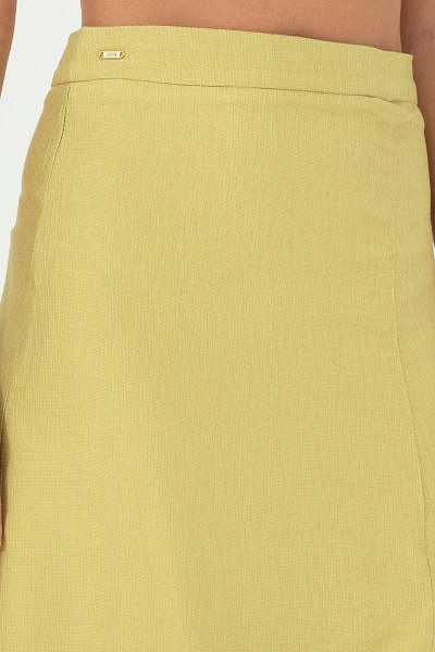 Юбка миди с разрезом - G082SZ0980JAXE Юбка жен. (VR087, 34)