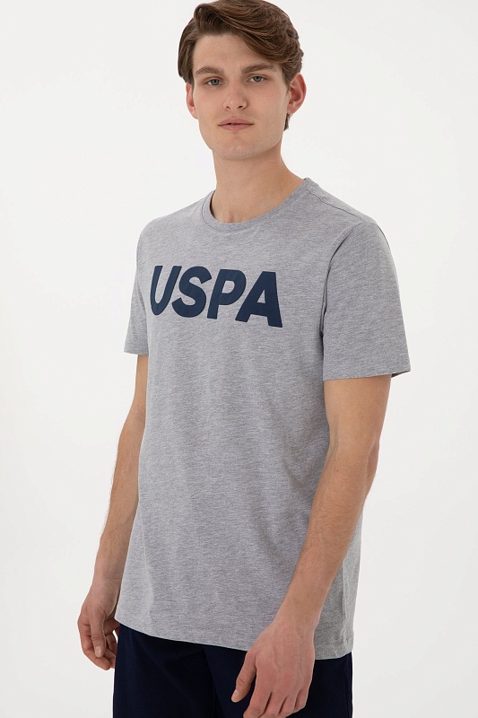 Футболка из хлопка с надписью - G081SZ0110GEARTIY025 Футболка муж. (VR086, XL)