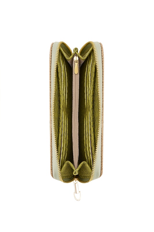 Кошелек  из джута на молнии - A082SZ0SR0Y24MUSSEDA Портмоне жен. (VR087)