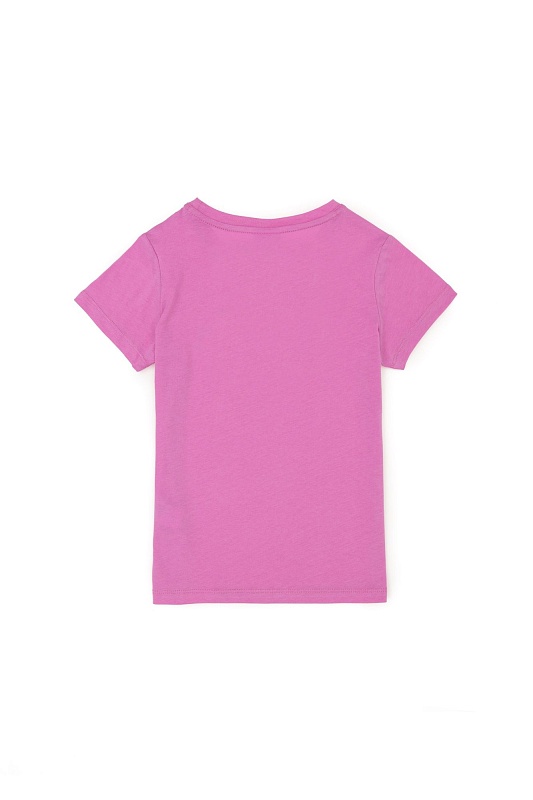 Футболка из хлопка с вышивкой для девочек - G084SZ0110SIMON Футболка жен. детс. (VR037, 7_8)
