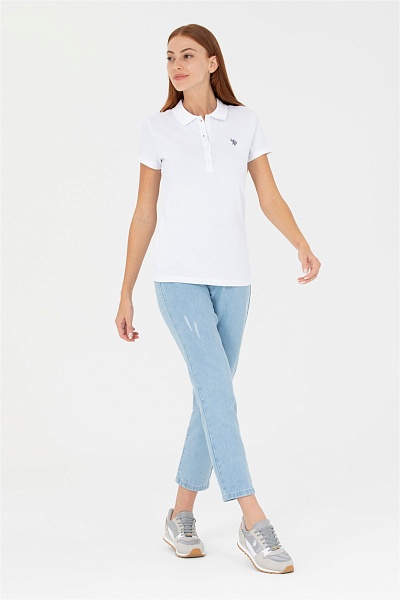 Футболка-поло из хлопка - G082GL0110GTP-IY23 Футболка жен. (VR013, XS)