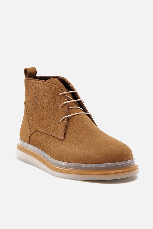 Ботинки из натурального нубука - S081SZ0330K23LUSTMA Обувь муж. (VR099, 45)