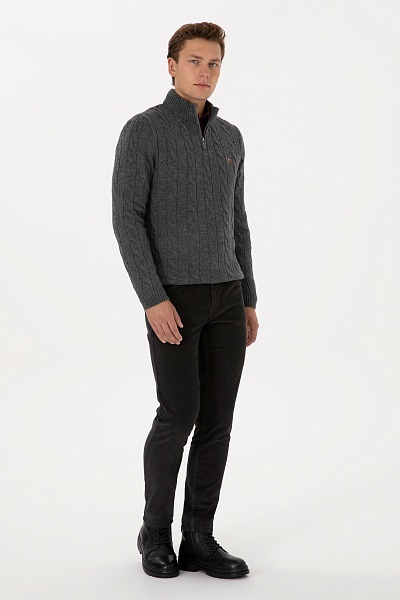 Вельветовые брюки зауженные - G081SZ0780CORDUROY25K Брюки муж. (VR024, 33, 34)
