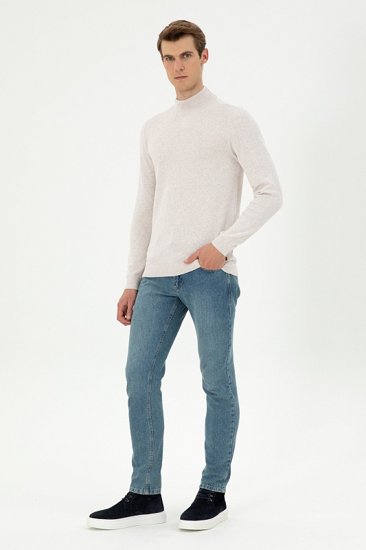 Водолазка из хлопка с воротником-стойка - G081SZ0TK0YBS24K_R Кофта муж. (VR225, XS)
