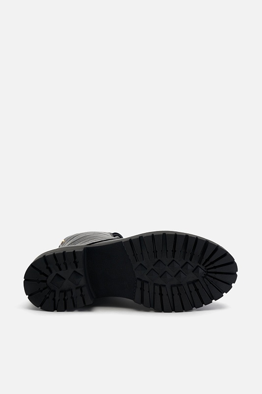Ботинки кожаные на шнурках и молнии - S082SZ0330K24KEYNES Обувь жен. (VR046, 38)