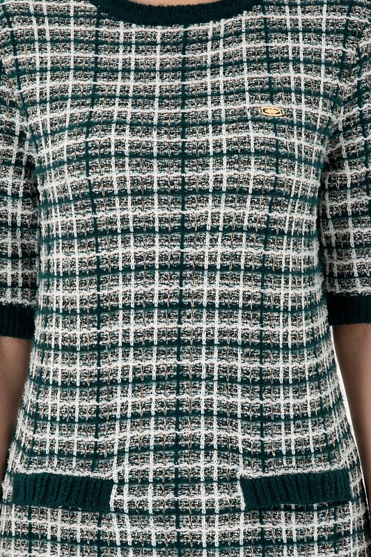 Платье мини твидовое - G082SZ0TE0HAZIL Платье жен. (VR079, XS)