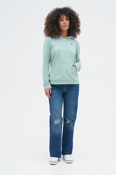 Худи с логотипом - G082SZ0820R_FECAZ_SK024 Толстовка жен. (VR048, XS)