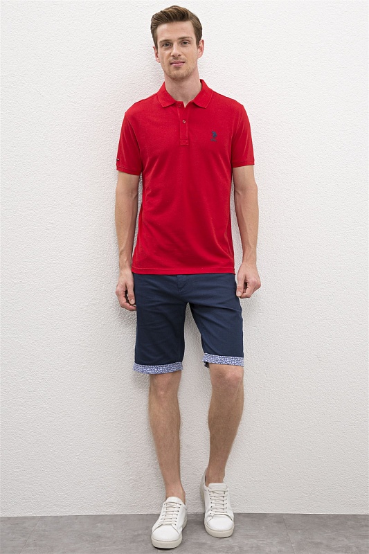 Футболка-поло из хлопка - G081SZ0110TP20 Футболка муж. (VR171, 2XS)