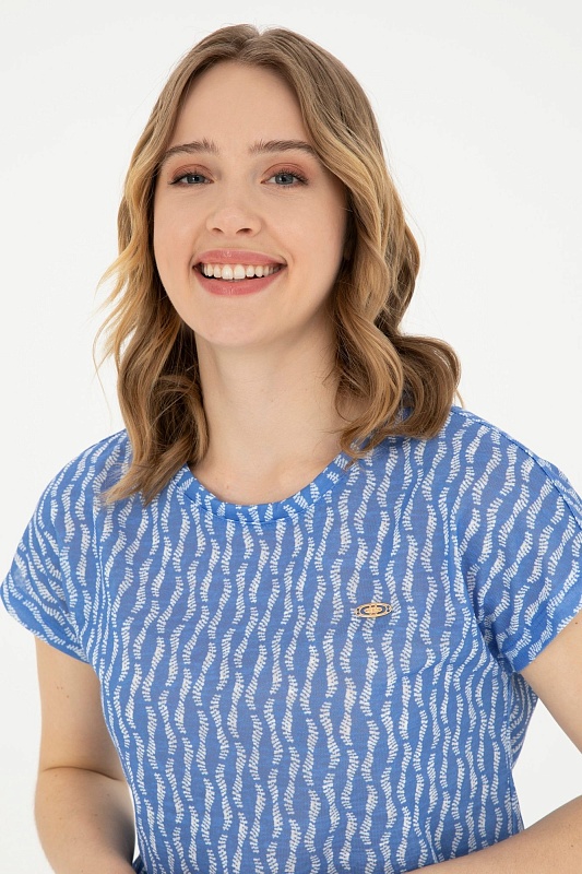 Футболка с узором - G082SZ0110PACEY Футболка жен. (VR032, XL)