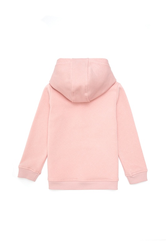 Худи с надписью из пайеток для девочек - G084SZ0820GIZMOKIDS_SK024 Толстовка жен. детс. (VR050, 3_4)