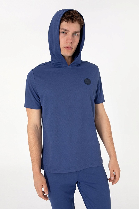 Футболка с капюшоном - G081SZ0110S_LECA Футболка муж. (VR059, XL)