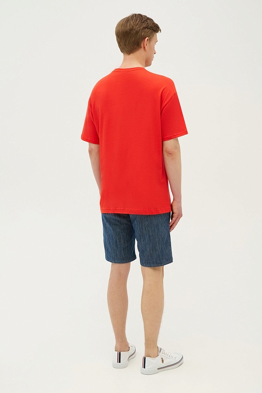 Футболка из хлопка с надписью - G081SZ0110YESO_R Футболка муж. (VR030, S)