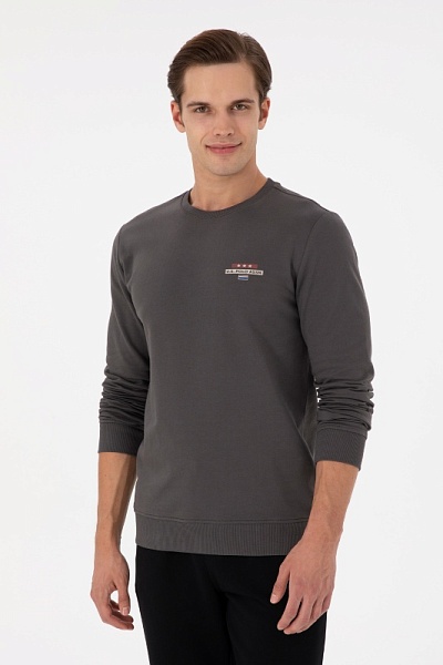 Свитшот с логотипом - G081SZ0820TARY_E Толстовка муж. (VR006, S)