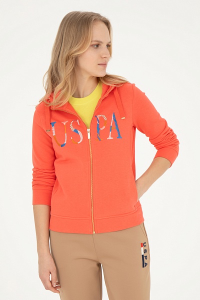 Толстовка на молнии с капюшоном - G082SZ0820SW0124 Толстовка жен. (VR039, S)