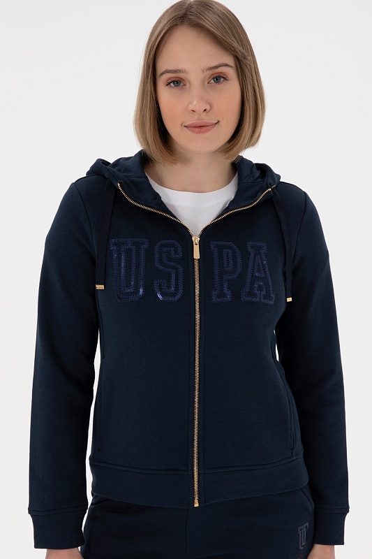 Толстовка на молнии с капюшоном - G082SZ0820SW0125 Толстовка жен. (VR033, L)