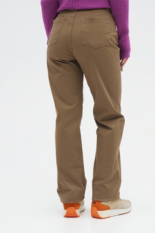 Брюки прямые из хлопка - G082SZ0780ONTAN Брюки жен. (VR027, 42)