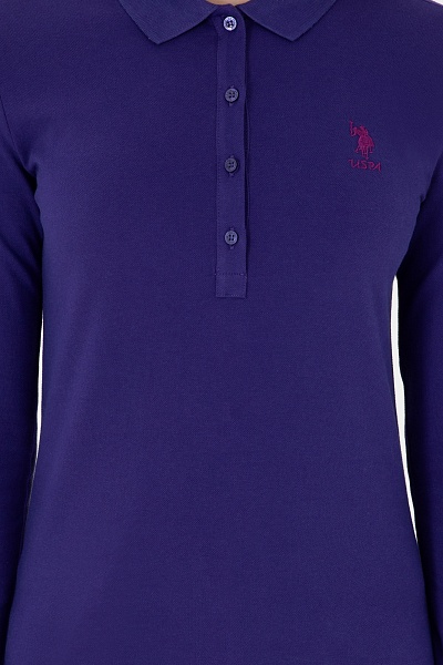 Поло с длинным рукавом из хлопка - G082SZ0820TPG_SK024 Толстовка жен. (VR038, L)