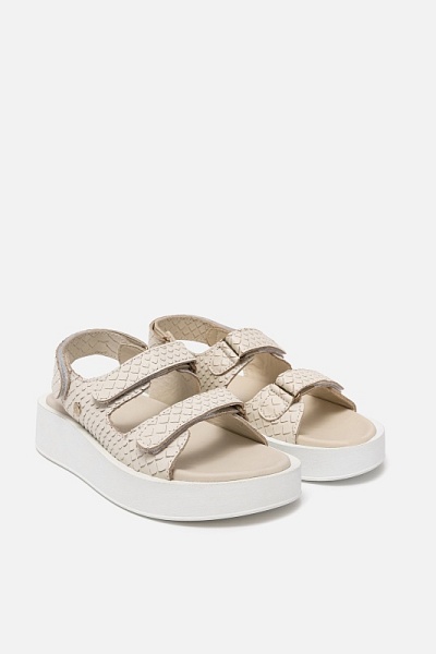 Босоножки с иммитацией змеиной кожи - S082SZ0330Y22JURING Обувь жен. (VR019, 37)