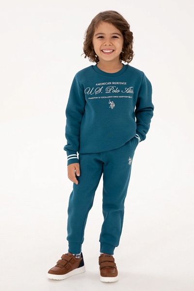 Свитшот и спортивные брюки хлопковые для мальчиков - G083SZ0HF0US2225 Костюм дом. муж. детс. (VR101, 4_5)