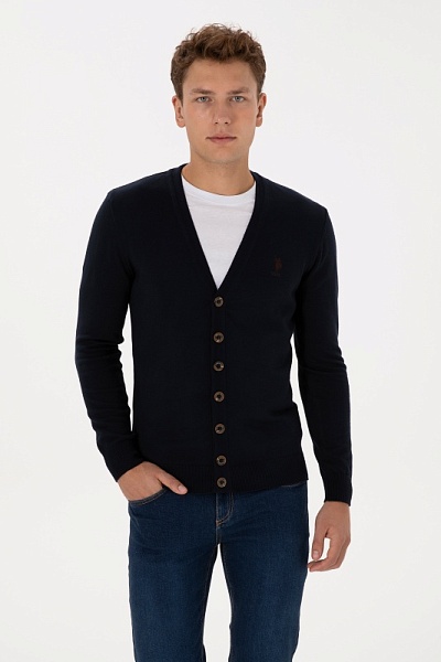 Кардиган на пуговицах из хлопка - G081SZ0TH0E_HENRICO25K Кардиган муж. (VR033, XS)