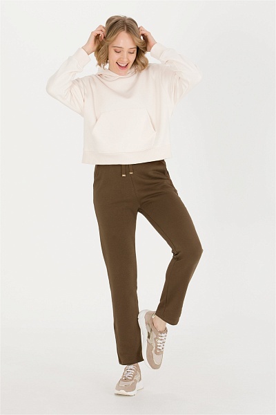 Худи укороченное оверсайз - G082SZ0820KUR Толстовка жен. (VR019, XL)